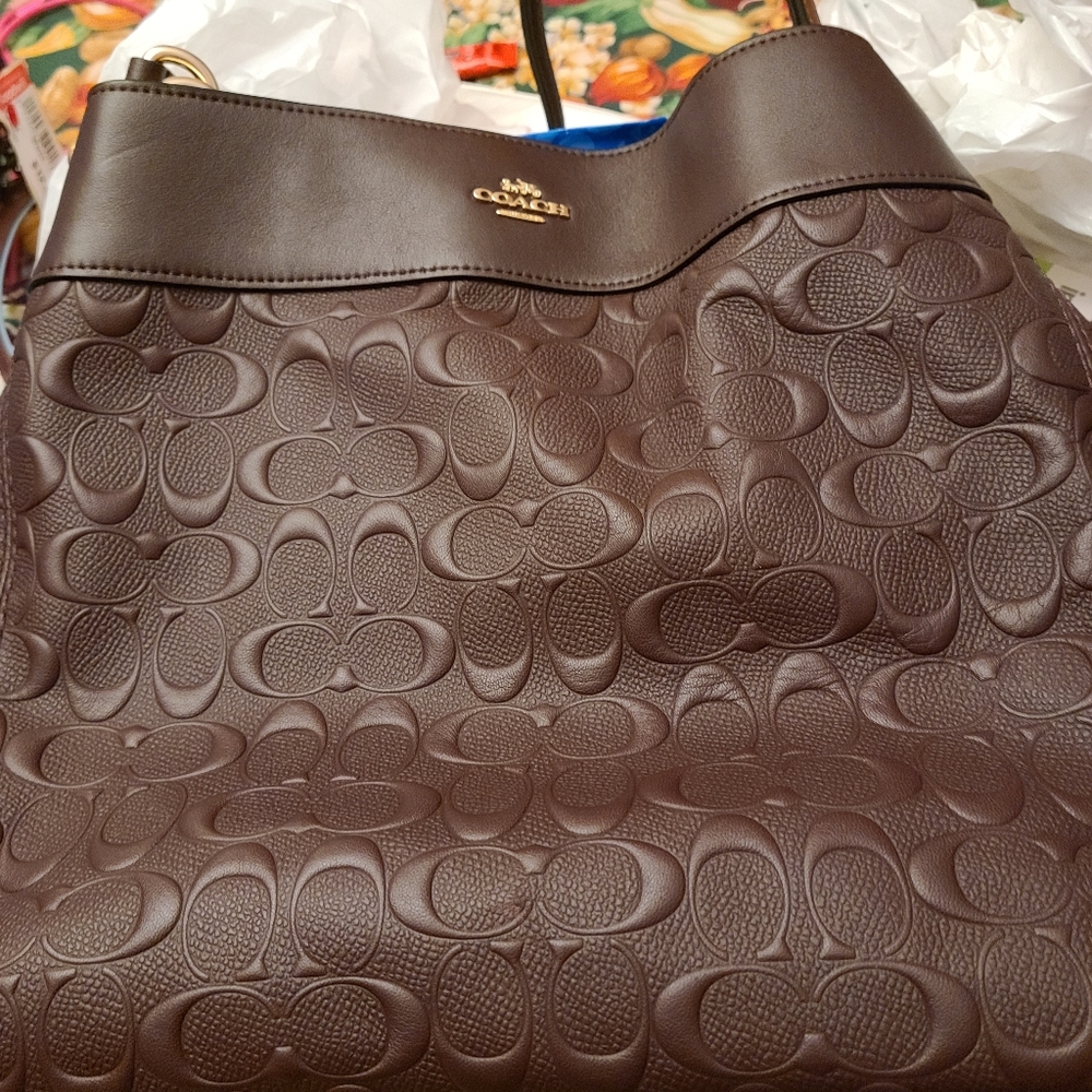 Coach leather handbag